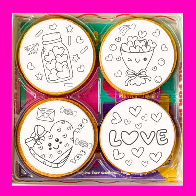 'Jar of Hearts' Colour Me Biscuits